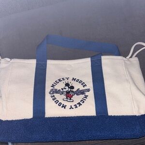 Disney Mickey Mouse Blue and White Tote Bag